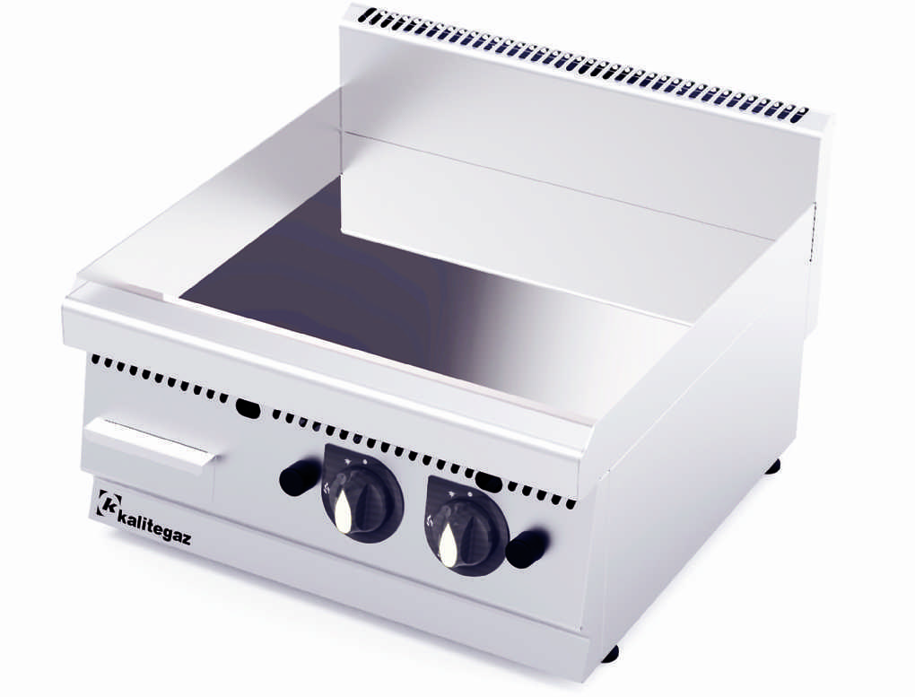 GF9060GC 600 Serisi Gazlı Pleyt Izgara (Krom Kaplı)