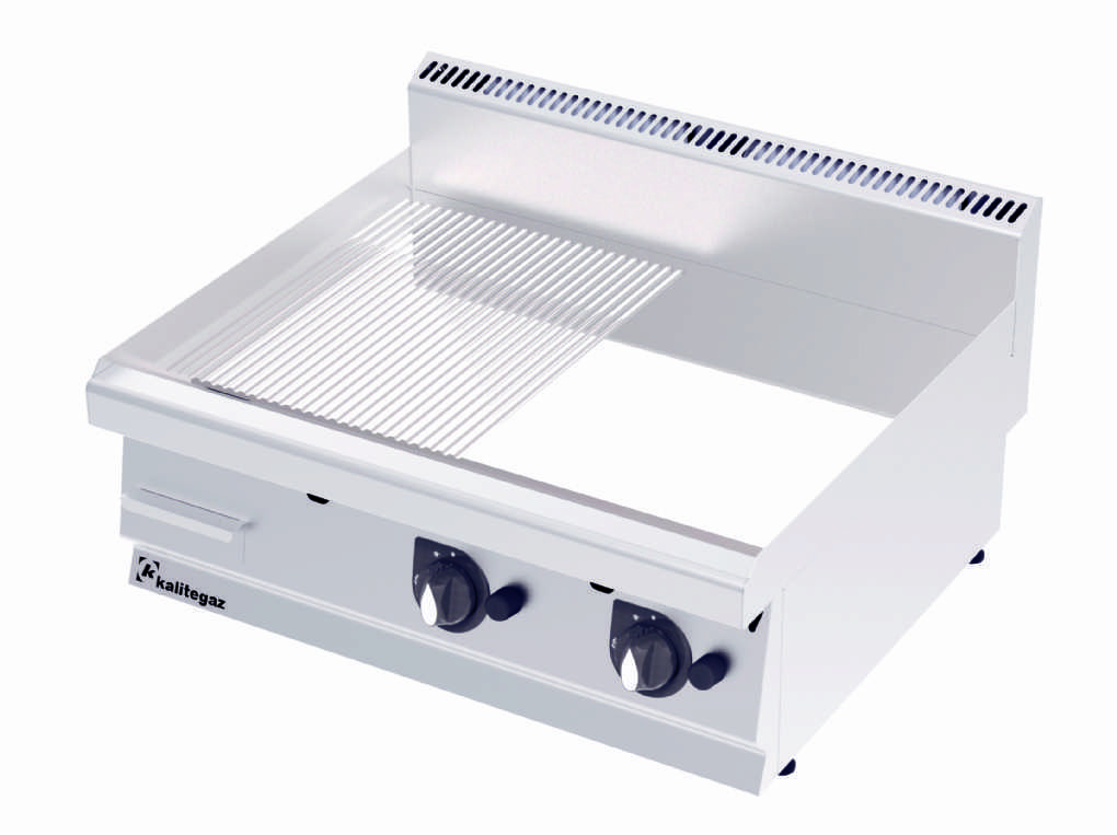 GS1270GC 700 Serisi Gazlı Pleyt Izgara (Krom Kaplı)