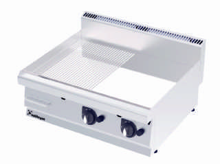 GS1270GC 700 Serisi Gazlı Pleyt Izgara (Krom Kaplı)
